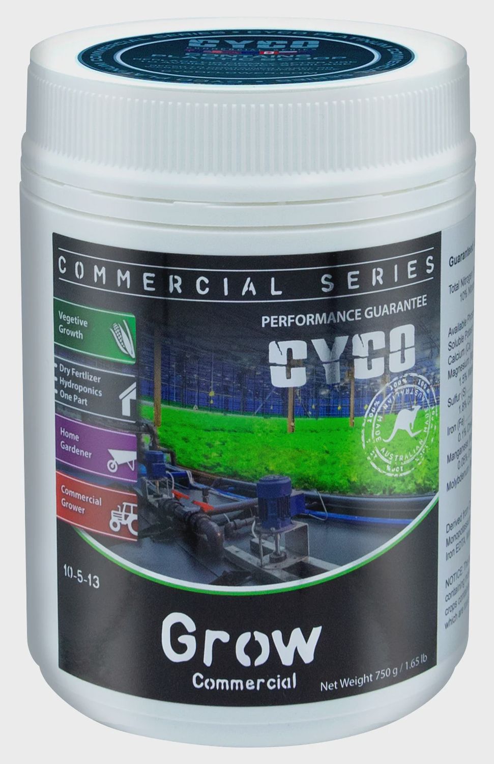 CYCO Commercial Series Grow, Size: 750kg