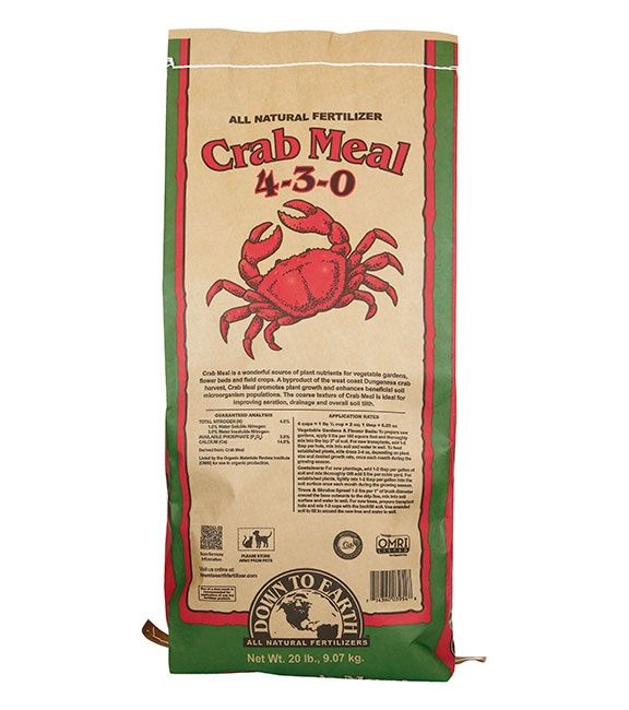 DTE Crab Meal (4-3-0), Size: 20 lb