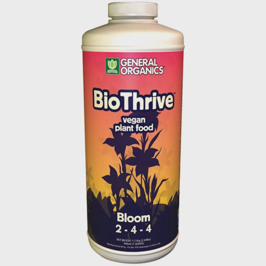 GH General Organics BioThrive Bloom, Size: 1qt