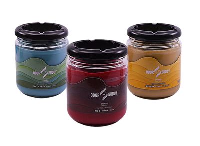 Odor Buddy Candle+Ashtray