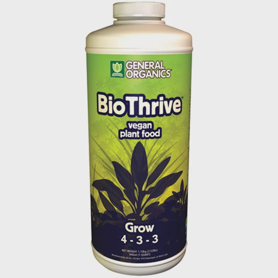 GH General Organics BioThrive Grow, Size: 1qt