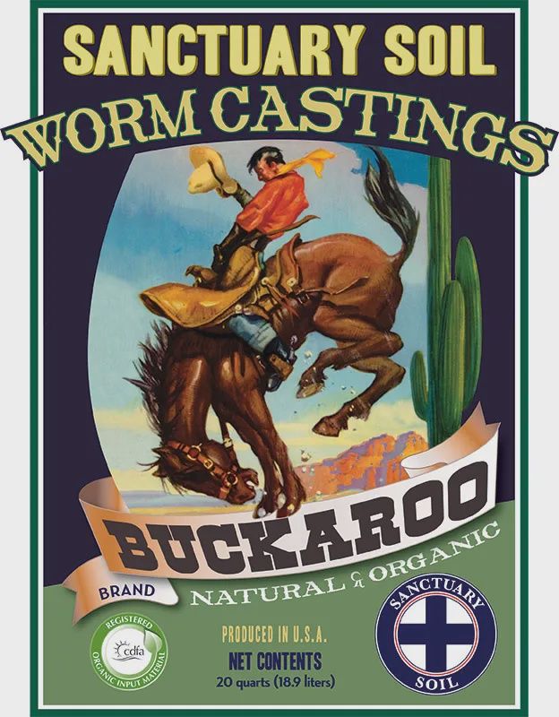 Buckaroo Worm Castings 20 Quarts