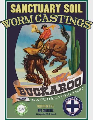 Buckaroo Worm Castings 20 Quarts