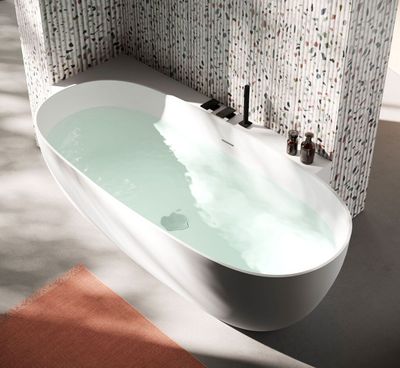 Baignoire semi- îlot