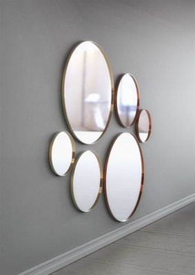 Miroir cadre alu D100 CM +6 finitions