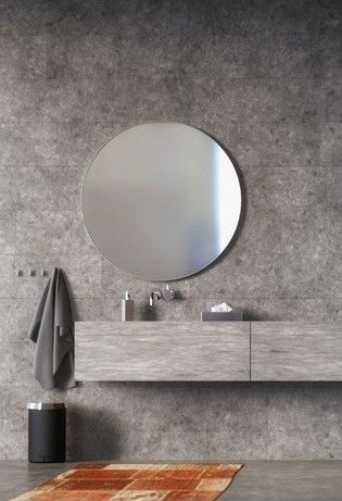 Miroir cadre alu D100 CM +6 finitions