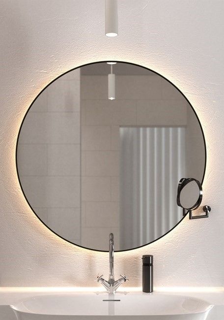 Miroir cadre alu D60 CM  + 6 finitions