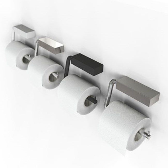 Porte papier WC QUADRA + 9 finitions