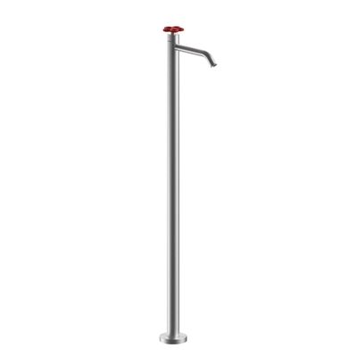 Mitigeur FANTINI lavabo sol PIPE FANTINI PIPE MITIGEUR SOL ACIER/ROUGE