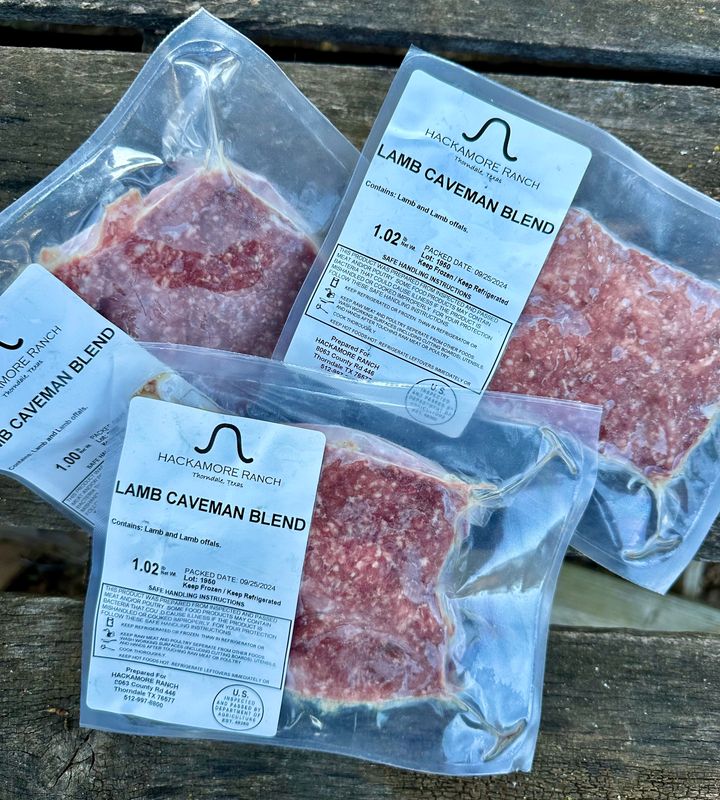 Lamb Caveman Blend (Organ meat blend )