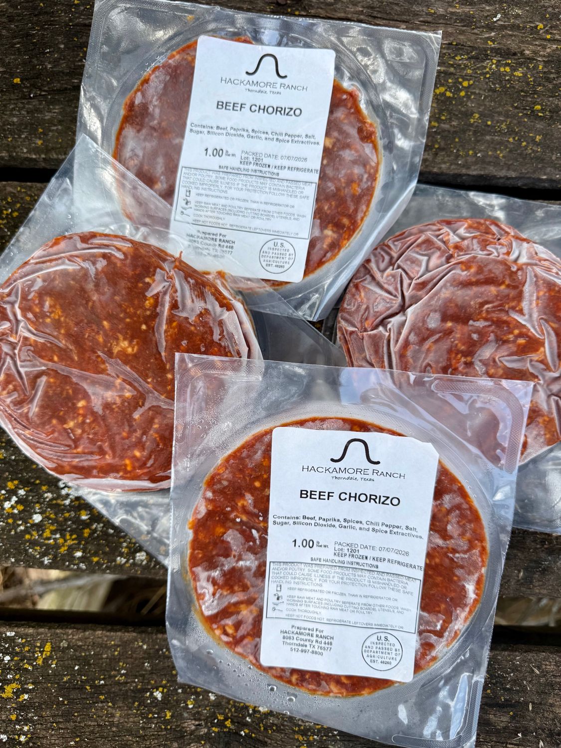 Beef Chorizo Pan Sausage Beef Chorizo Pan Sausage