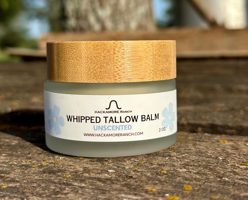 Unscented Whipped Tallow Balm 2 oz