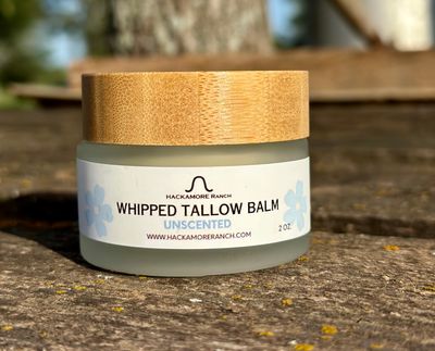 Unscented Whipped Tallow Balm 2 oz