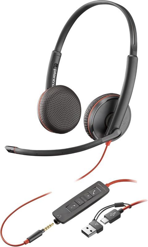 POLY   |   Blackwire 3225 (USB-C + A) Headset