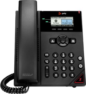 POLY  |  OBi VVX 150 two-line PoE-enabled IP Desk Phone