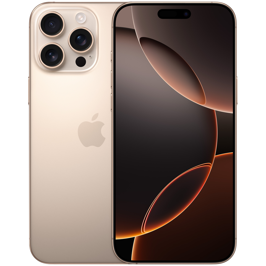 APPLE  |  iPhone 16 Pro Max 256GB Desert Titanium (Model A3296) Phone