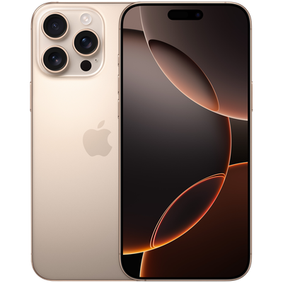APPLE  |  iPhone 16 Pro Max 256GB Desert Titanium (Model A3296) Phone