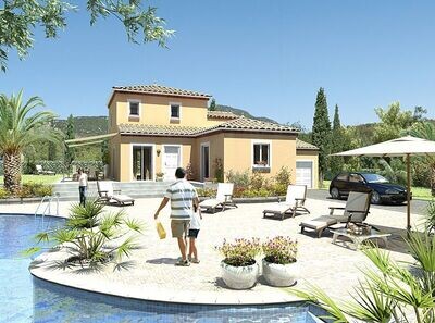 BOUILLARGUES (Gard) - Villa en R+1 sur terrain constructible de 436m²