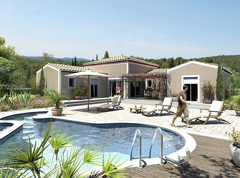 MONTIGNARGUES (Gard) - MAISON EN RDC DE 90M² SUR TERRAIN DE 400m²