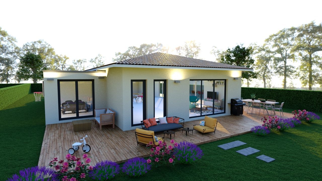 GIGNAC (HERAULT) - MAISON PP DE 106M² SUR TERRAIN DE 500M²