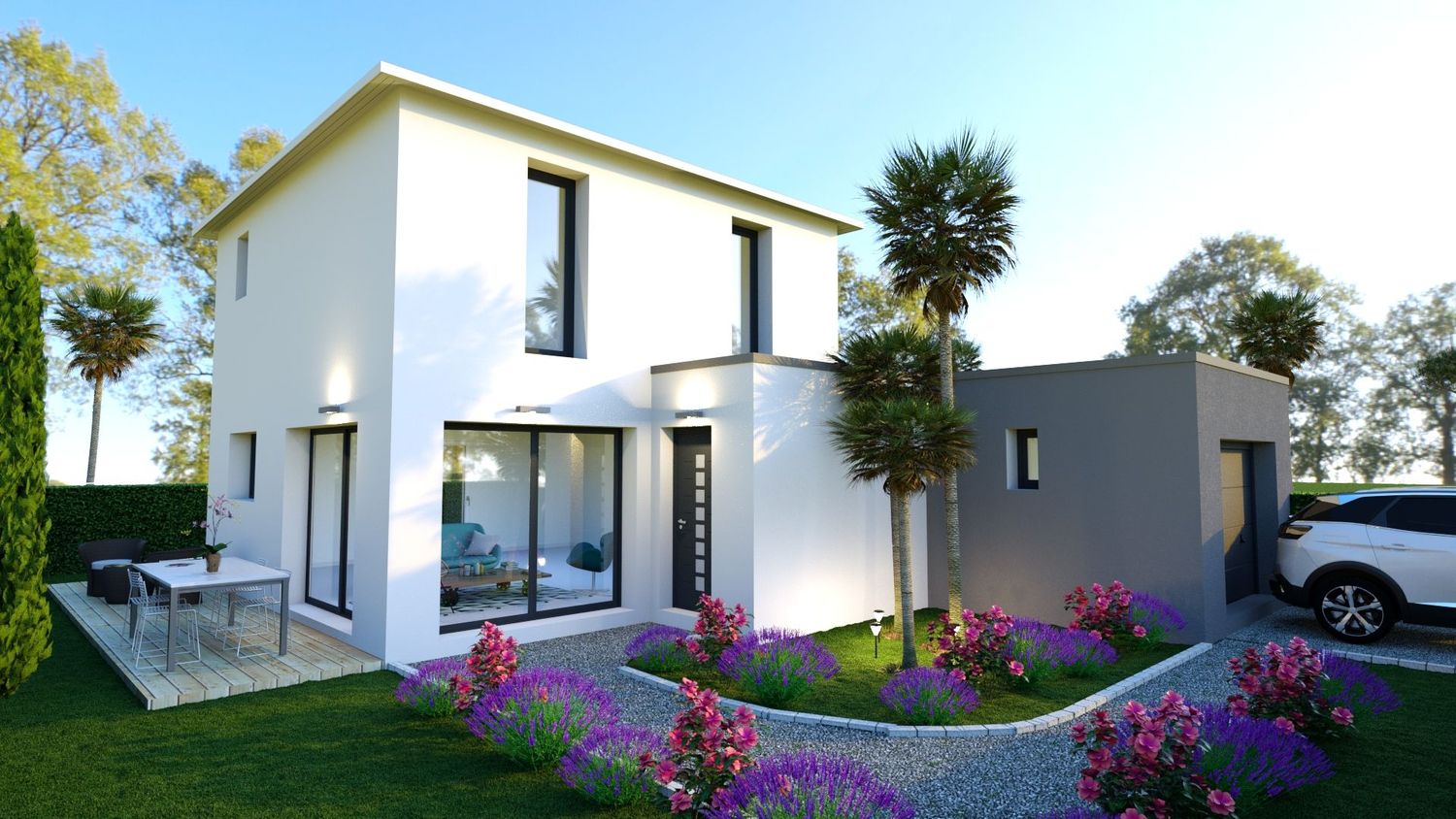 LA CALMETTE (GARD) - MAISON EN R+1 SUR TERRAIN DE 191M²