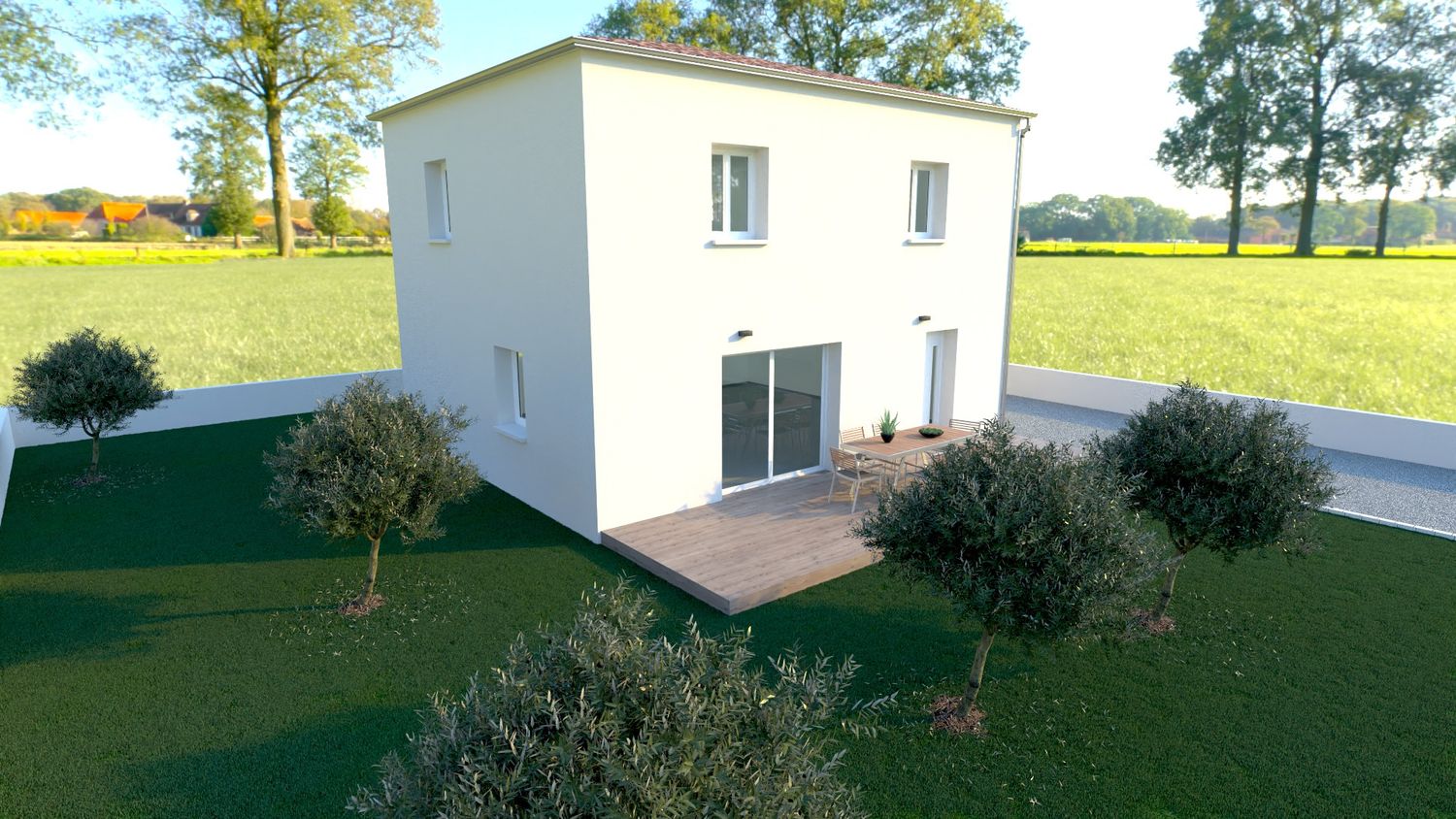 NIMES (GARD) - Maison en R+1 sur terrain 531 m²