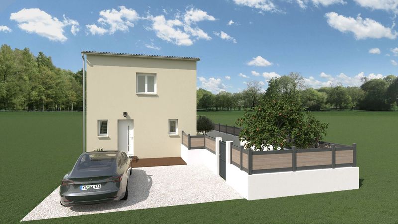SAINT CHAPTES (GARD) - MAISON DE 80M² SUR TERRAIN DE 350M²