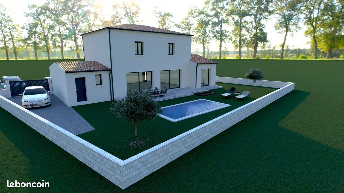 CALVISSON (GARD) - MAISON EN R+1 DE 123m² + 54m² D'ANNEXES SUR TERRAIN DE 840m² CALVISSON (GARD) - MAISON EN R+1 DE 123m² + 54m² D'ANNEXES SUR TERRAIN DE 840m²