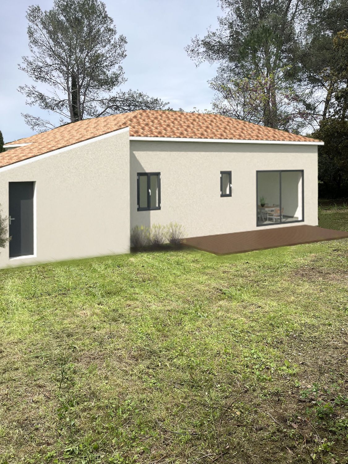 ST VINCENT DE BARBEYRARGUES (HERAULT) - MAISON RDC 105 m² SUR TERRAIN DE 1127m²