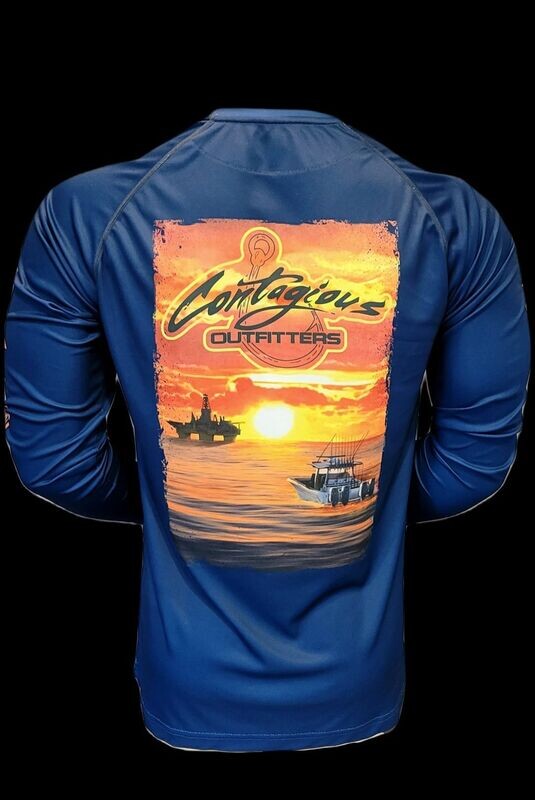 Navy Blue Sunset