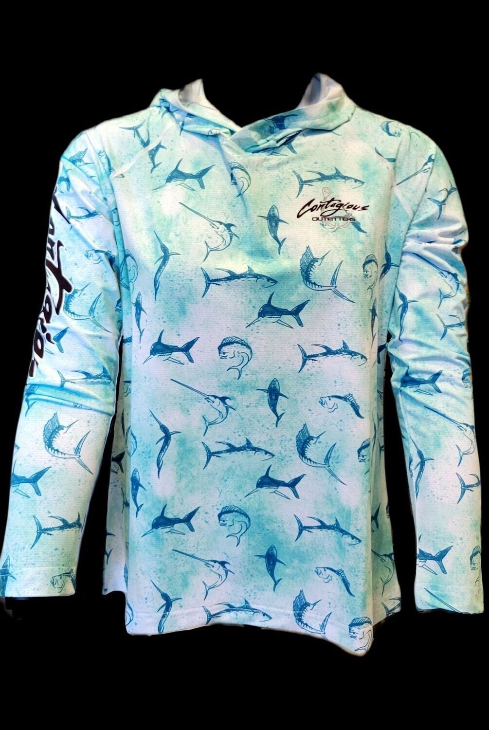 Ladies - Teal FishPrint