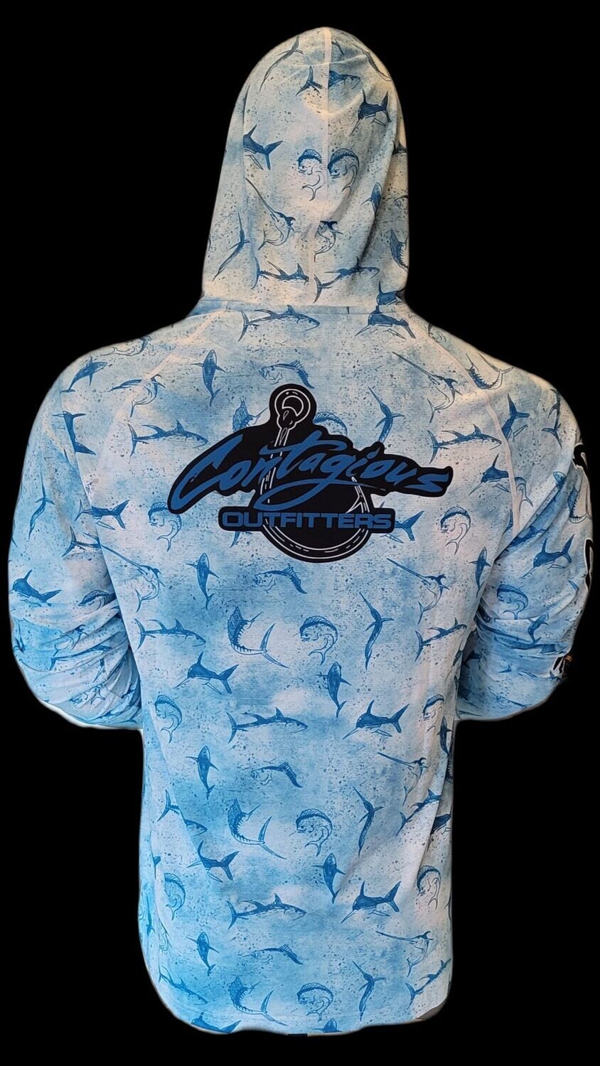 Men's - Blue FishPrint