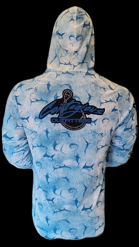 Men's - Blue FishPrint