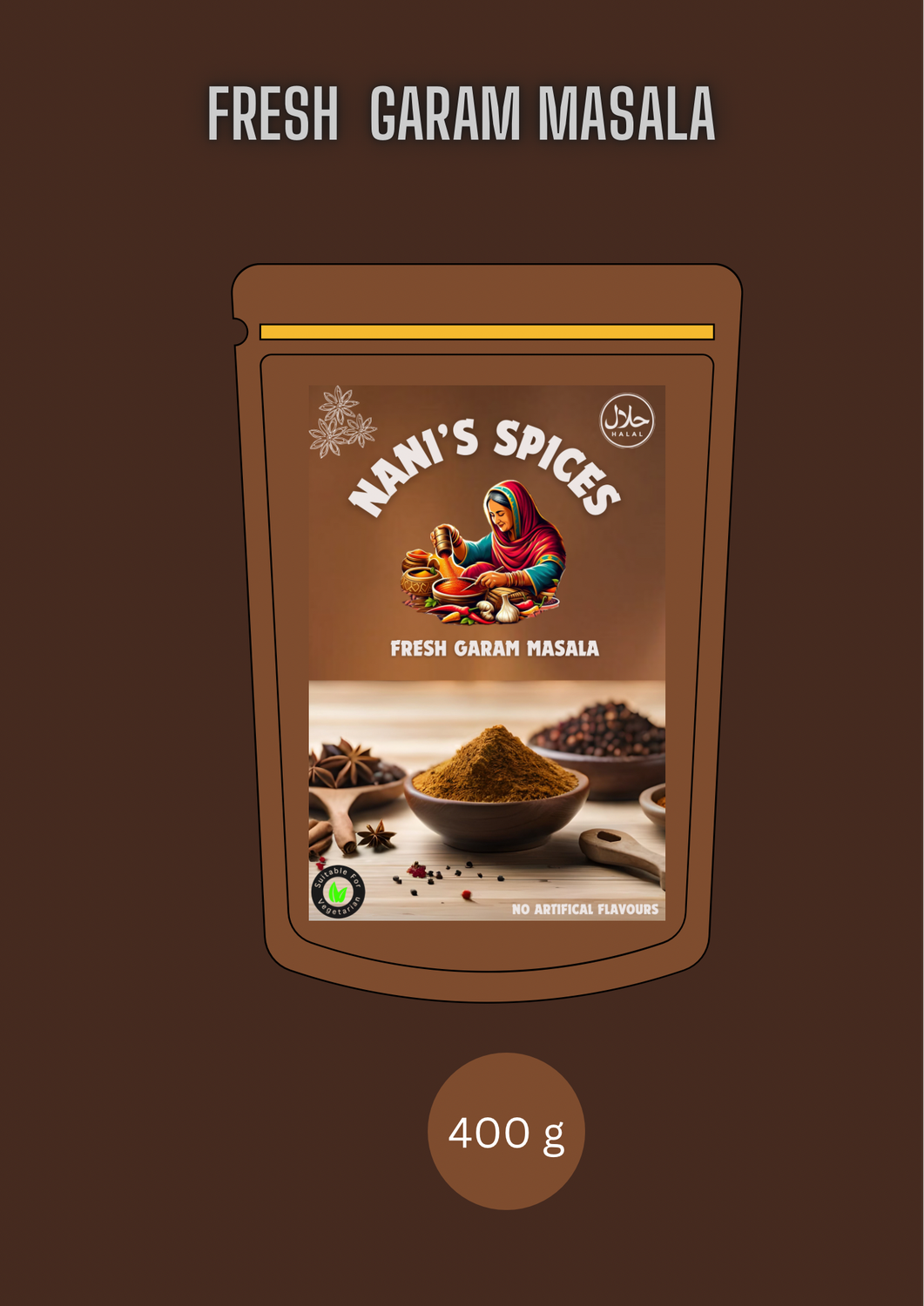 Large pack fresh garam masala