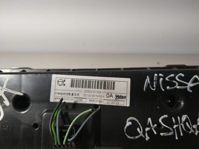 Mando climatizador Nissan Qashqai Ref. 27500HV00A .
