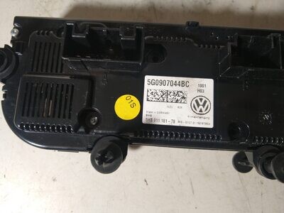Mando climatizador Volkswagen Golf VII 2013 Ref. 5G0907044BC