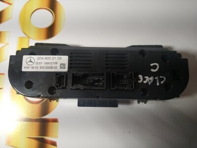 Mando climatizador Mercedes Benz Clase C 2010 Ref. 2049002103