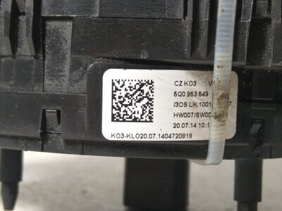 Anillo Airbag Volkswagen Golf VII Ref. 5Q0953549
