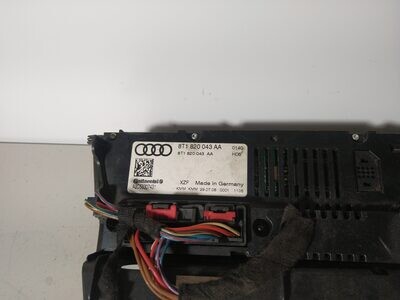 Mando Climatizador Audi A4 2015 Ref. 8T1820043AA