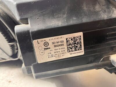 Faro Izquierdo Volkswagen Golf VII 2014 Ref. 5G1941033