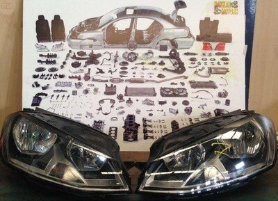 Faros delanteros Volkswagen Golf 7 normales año 2014 ref 5G194100