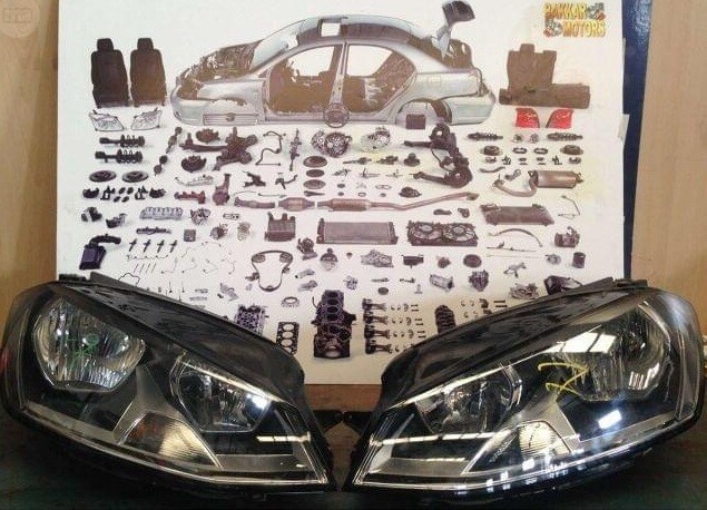 Faros delanteros Volkswagen Golf 7 normales año 2014 ref 5G194100