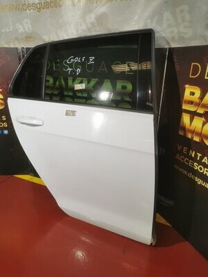 Puerta trasera derecha Volkswagen Golf VII Sportblue 2016 Puerta trasera derecha Volkswagen Golf VII Sportblue 2016