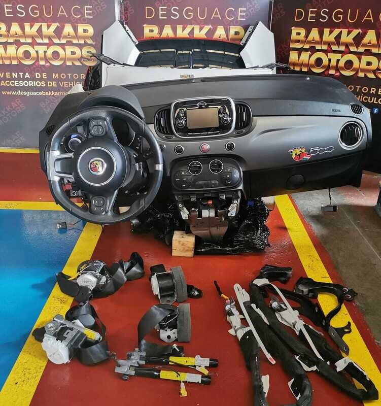 Kit airbag Fiat 500 Abarth año 2018 Kit airbag Fiat 500 Abarth año 2018