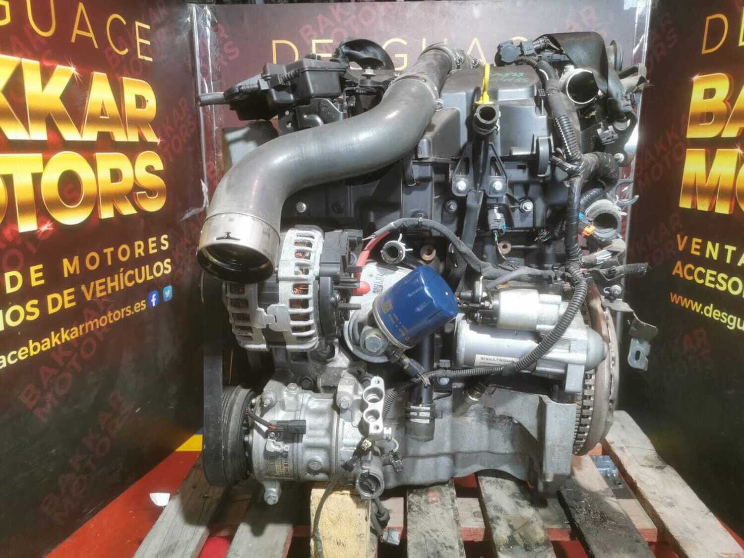 Motor Renault Captur 2017 k9KF646