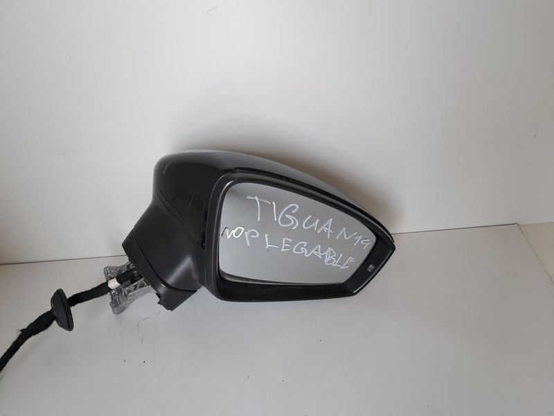Retrovisor Dercho Volkswagen Tiguan, 2019 Retrovisor Dercho Volkswagen Tiguan, 2019