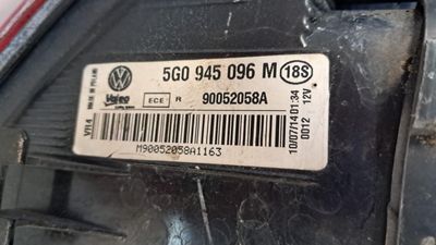 Piloto trasero derecho Volkswagen Golf VII 2012