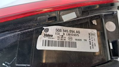 Piloto trasero derecho interior Volkswagen Golf VII LIM Ref: 5G0945094AG de 2016