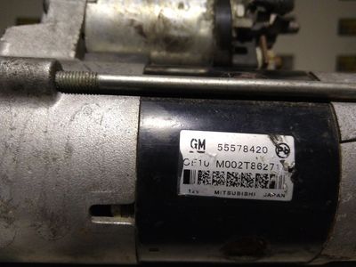 Motor Arranque Opel Astra 2014, ref: 55578420 // M002T8627 Motor Arranque Opel Astra 2014, ref: 55578420 // M002T8627