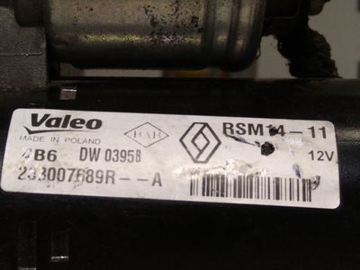 MOTOR DE ARRANQUE RENAULT CAPTUR REF: 233007689A DE 2014 MOTOR DE ARRANQUE RENAULT CAPTUR REF: 233007689A DE 2014